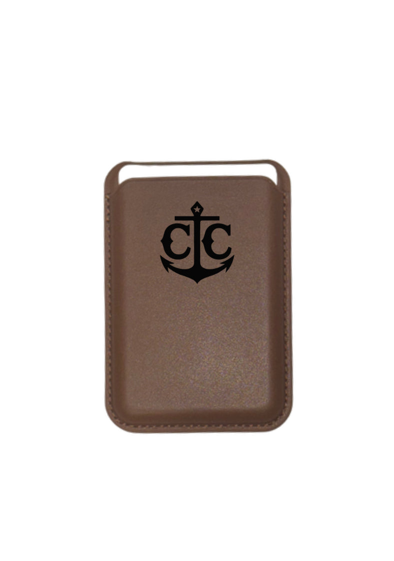 Magnetic Leather Phone Stand & Wallet – Custom Engraving Available