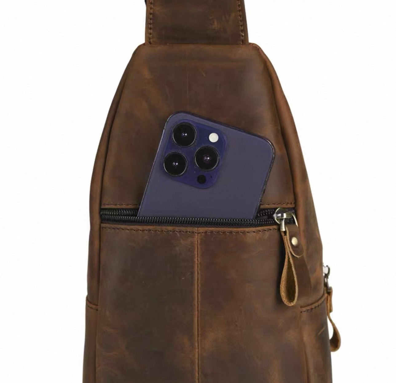 Code & Copper – Ranger Leather Crossbody Sling Pack