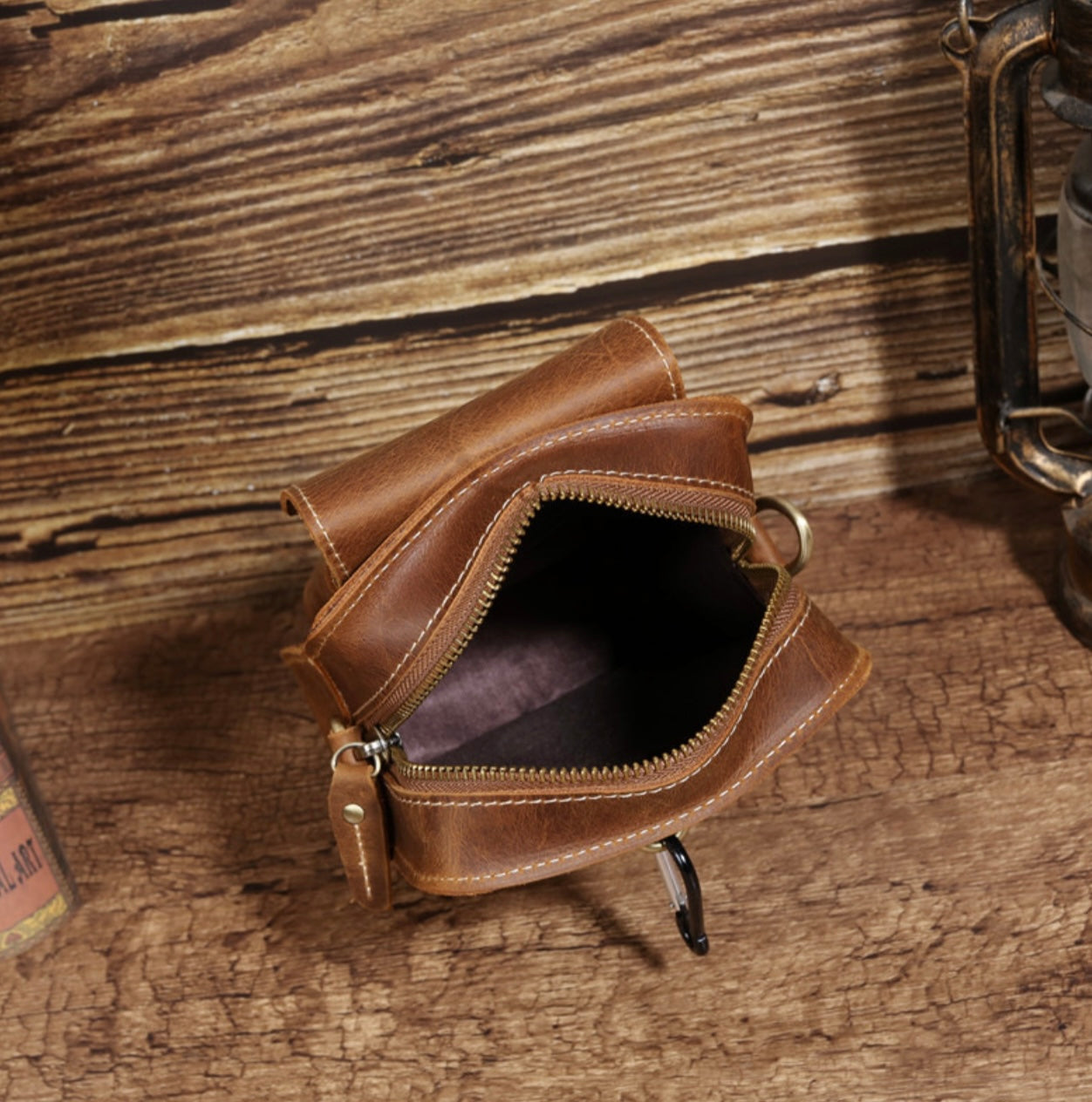Vintage Genuine Leather Crossbody Bag – Code & Copper™ Everyday Carry