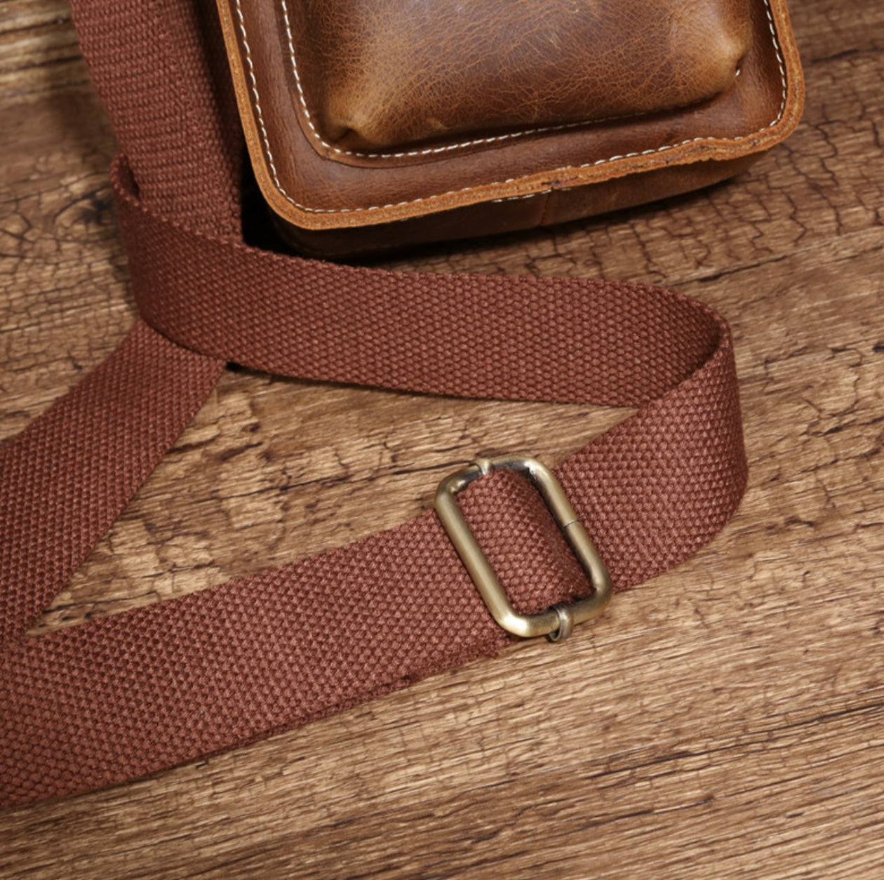 Vintage Genuine Leather Crossbody Bag – Code & Copper™ Everyday Carry